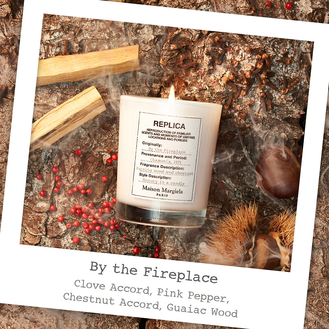Replica By The Fireplace Candle